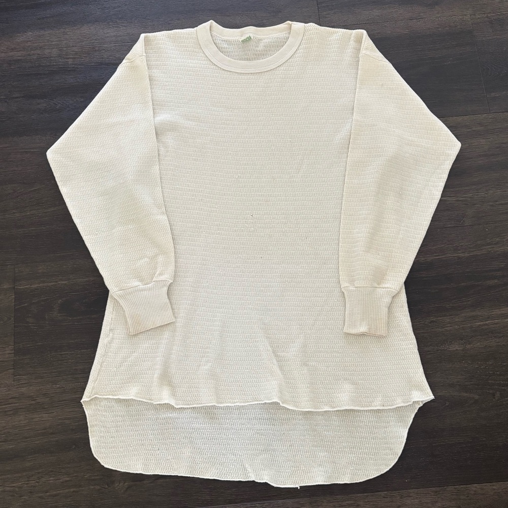 Vintage 1970s Hanes Long Sleeve Thermal 3XL